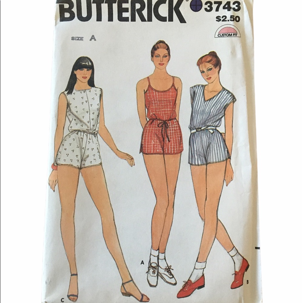 Vintage Butterick Sewing Pattern 3743 A